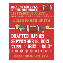 Fotbollsmeddelande - Röda & Guld