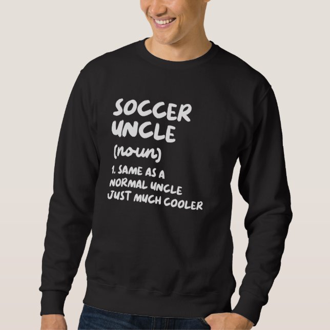 Fotbollsmorbror Definition Sports Lång Ärmad Tröja (Framsida)