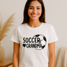 Fotbollsmormor - Cute Heart & Boll Design