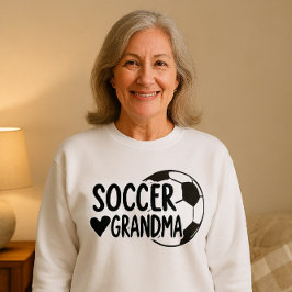 Fotbollsmormor - Cute Heart & Boll Design T Shirt