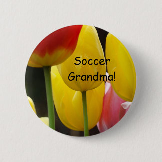 Fotbollsmormor! knapp Vår Tulpan Blommor