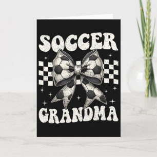Fotbollsmormor Rolig Coquette Bow Fotbollsmormor Kort