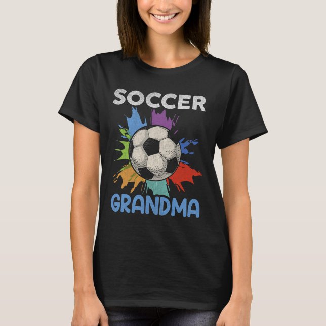 Fotbollsmormor  t shirt (Framsida)