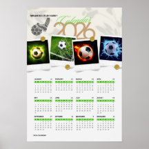Fotbollsmotivation 2026 KALENDER