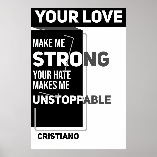 fotbollsmotivation poster (Framsidan)