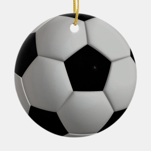 Fotbollsornament Julgransprydnad Keramik (Framsidan)
