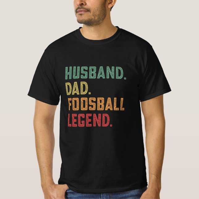 Fotbollsorten make Pappa fotboll Legend T Shirt (Framsida)