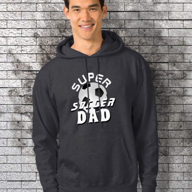 Fotbollsorten Toppen Pappa Far Hoodie (Skapare uppladdad)