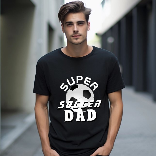 Fotbollsorten Toppen Pappa Far T Shirt (Skapare uppladdad)
