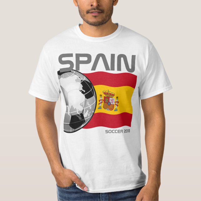 FotbollSpanien T-tröja T Shirt (Framsida)