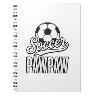 Fotbollspapaya Vintage Gravyr Tröja Design_1 Anteckningsbok