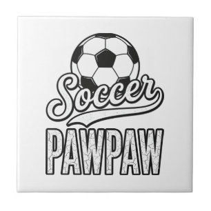 Fotbollspapaya Vintage Gravyr Tröja Design_1 Kakelplatta