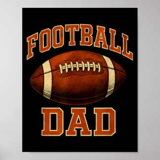 Fotbollspappa Amerikansk fotboll Poster