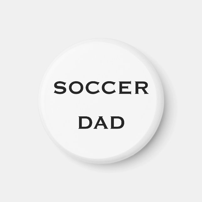 Fotbollspappa Fars dag-presenter Party Favor 2026 Magnet (Framsidan)