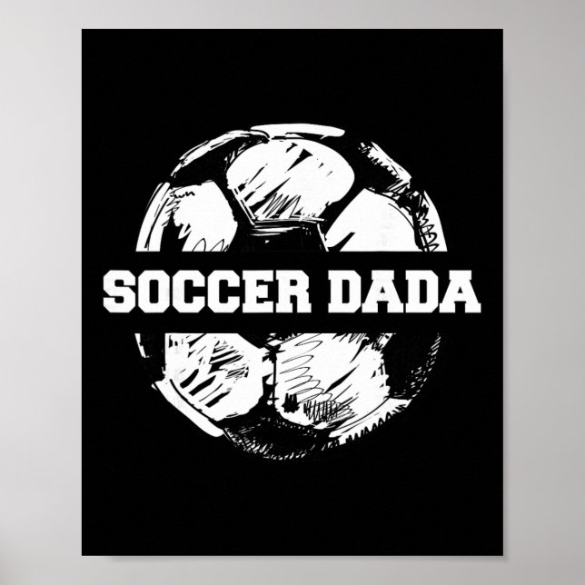 Fotbollspappa Fotboll Ll Split Rolig Fotbollspappa Poster (Framsidan)