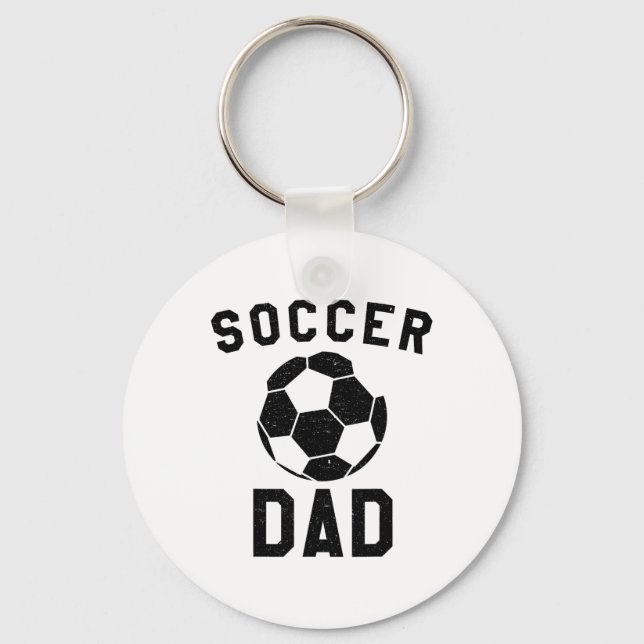 Fotbollspappa, lagcoachingpappa nyckelring (Framsida)