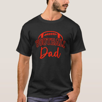 Fotbollspappa Matchande familj fotboll T Shirt