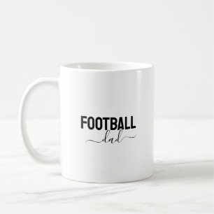 Fotbollspappa modern skript kaffemugg