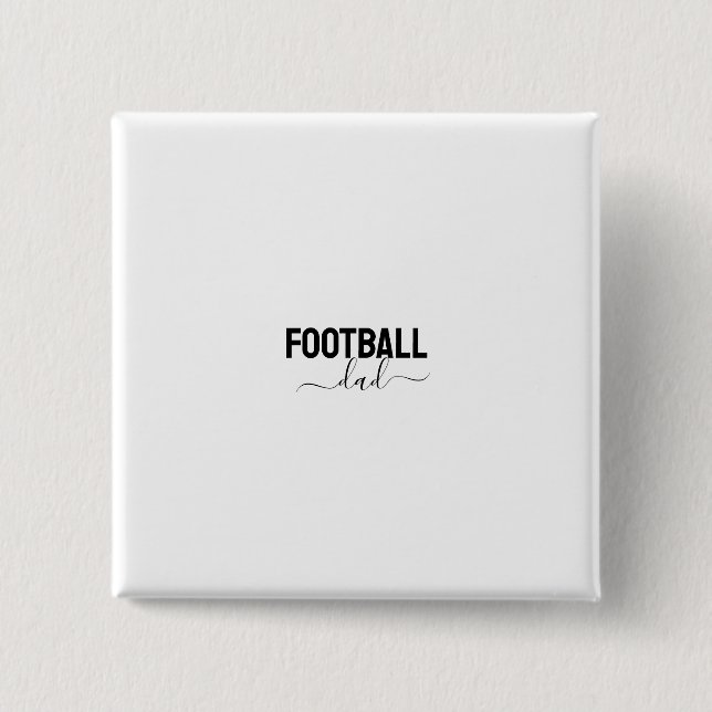 Fotbollspappa modern skript knapp (Framsida)