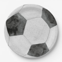 Fotbollspappers tallrik