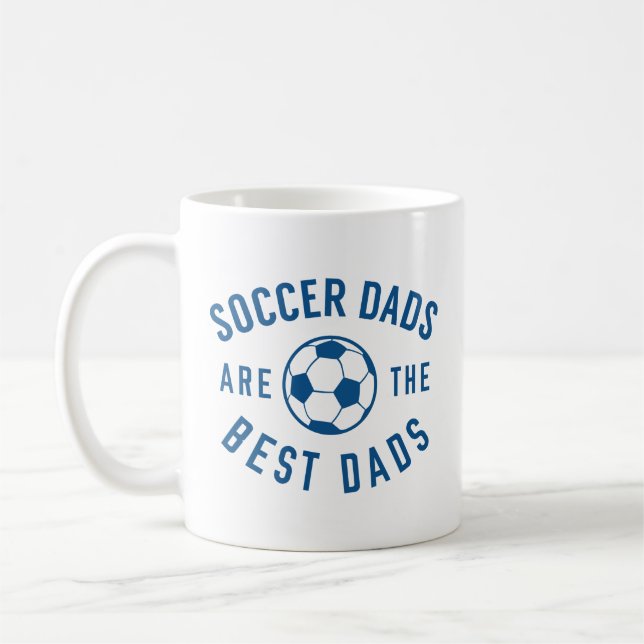 Fotbollspappor Är De Bästa Papporna Kaffemugg (Vänster)