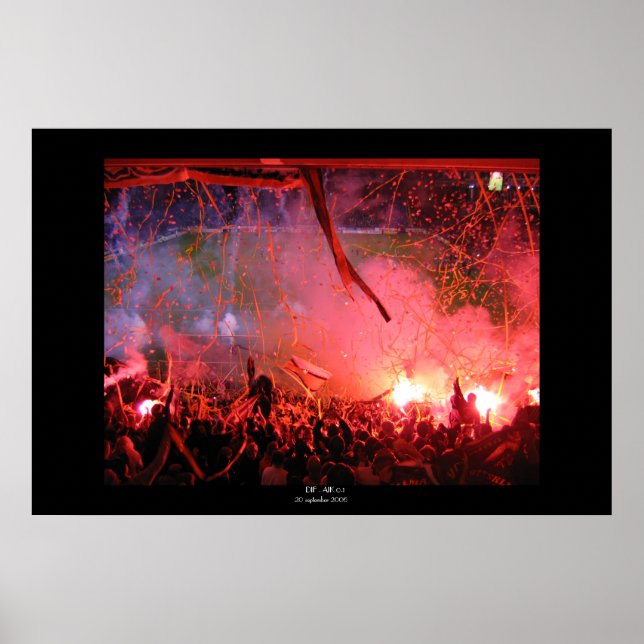 Fotbollspass Poster (Framsidan)