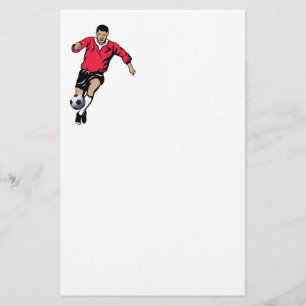 Fotbollspelare Brevpapper