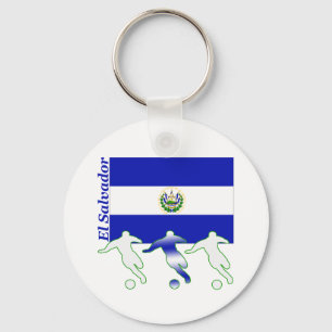Fotbollspelare - El Salvador Nyckelring