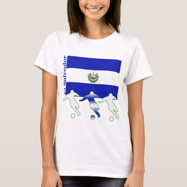 Fotbollspelare - El Salvador T-shirt (Framsida)