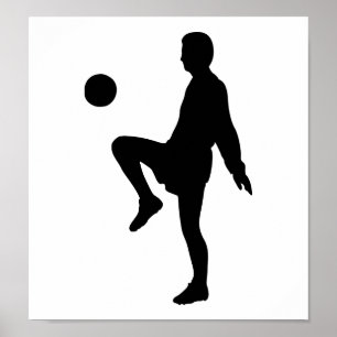 Fotbollspelare Poster