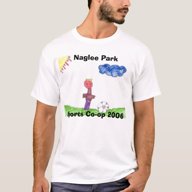 Fotbollspelare T Shirt (Framsida)