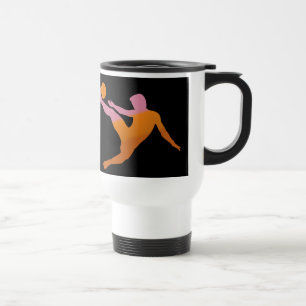 Fotbollspelaretravel mug resemugg