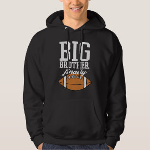 Fotbollspojkar Storebror Äntligen Hoodie