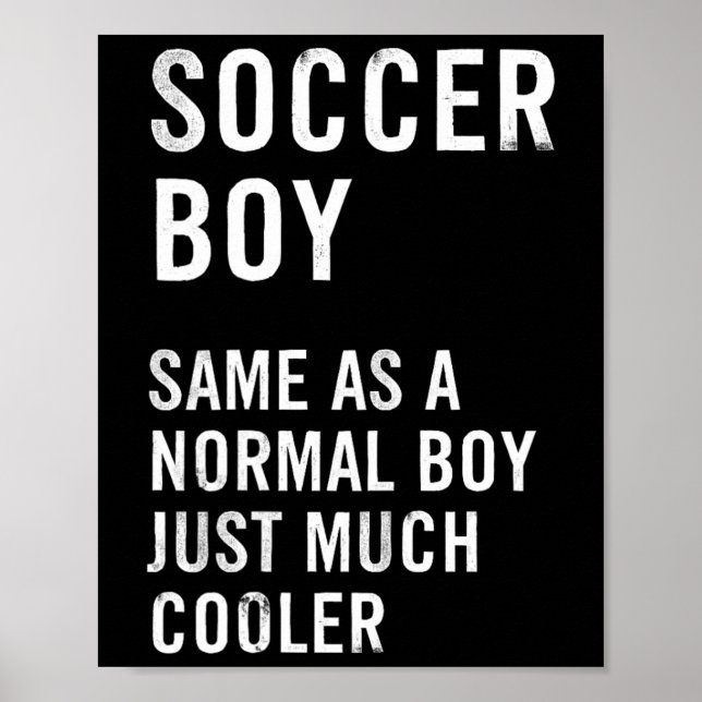 Fotbollspojke Definition Rolig  Poster (Framsidan)