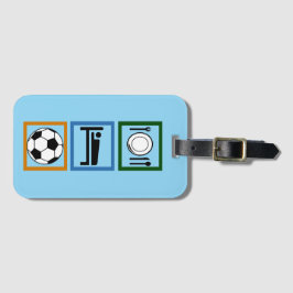 Fotbollsportar för Eat-viloläge Bagagebricka