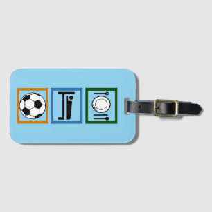 Fotbollsportar för Eat-viloläge Bagagebricka