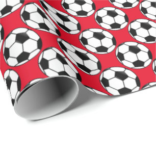Fotbollsportar Mönster Presentpapper