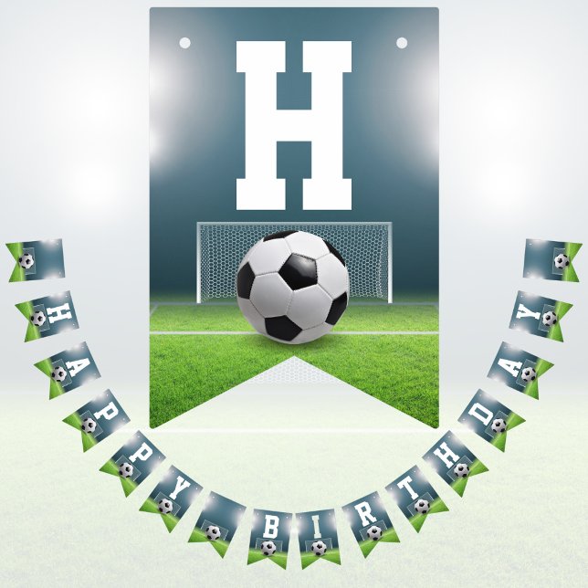 Fotbollsportarna Fält Grattis på födelsedagen Vimplar (Skapare uppladdad)