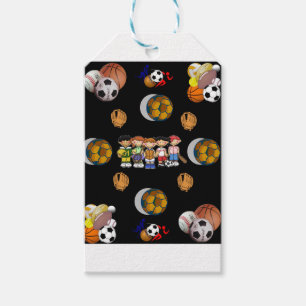 Fotbollsportsport för Gift Bag Presentetikett