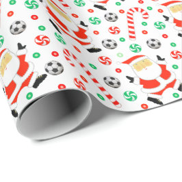 Fotbollspresentinslagspapper till jul presentpapper