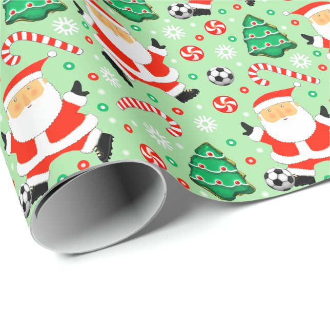 Fotbollspresentpapper till jul presentpapper (Rullad Hörn)