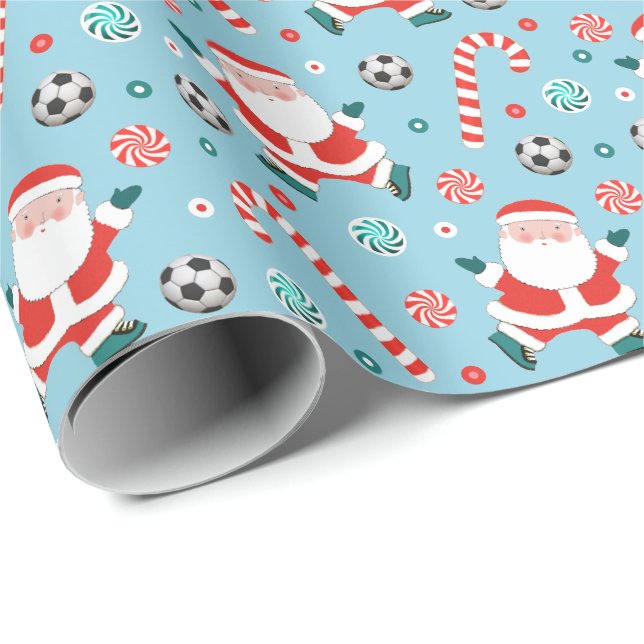 Fotbollspresentpapper till jul presentpapper (Rullad Hörn)
