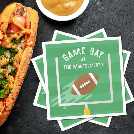 Fotbollspunkt efter höjdpunkter pappersservett