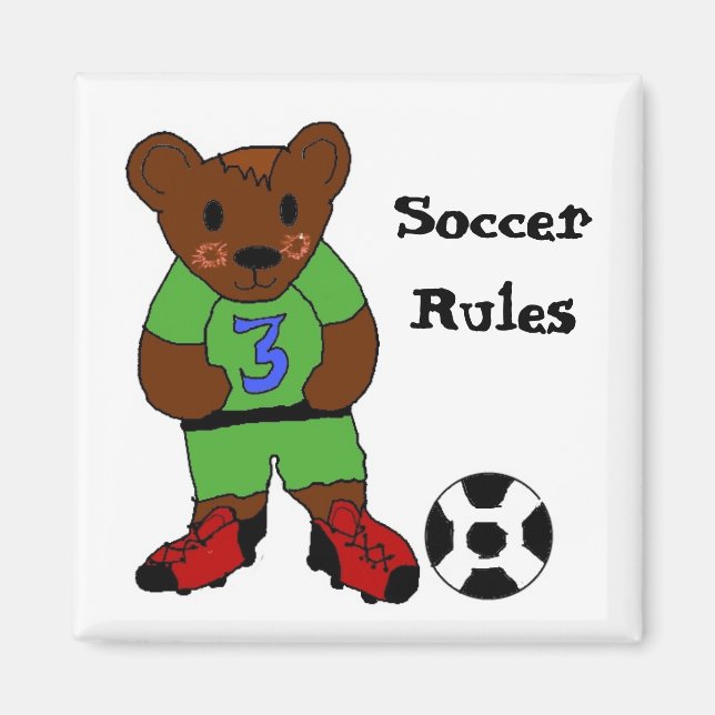 Fotbollsregler Magnet (Framsidan)
