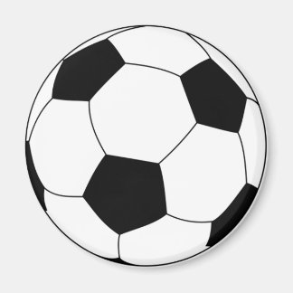 Fotbollsrunda magnet