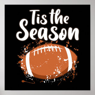 Fotbollssäsong Spelare Coach Footballer Game Day Poster