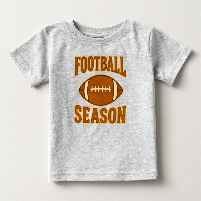 Fotbollssäsong tryckt Patch Stil T Shirt (Framsida)