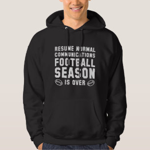Fotbollssäsongen är över hoodie