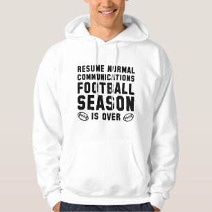 Fotbollssäsongen är över hoodie