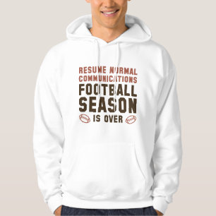 Fotbollssäsongen är över hoodie